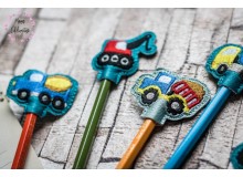 ITH Stickserie - Stifteaufsätze Baustelle